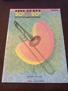 Hits of The 50s & 60s The Songs of Leiber & Stoller for Trombone Music Book - Picture 1 of 3