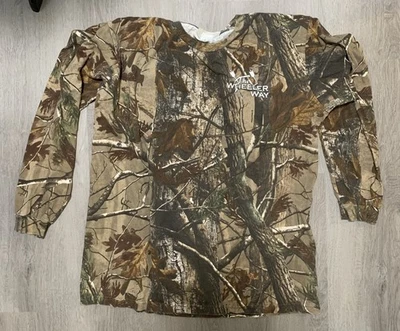 Team Realtree WHEELER WHITETAIL Long Sleeve Camouflage T-shirt Size XL - Image 1 of 4