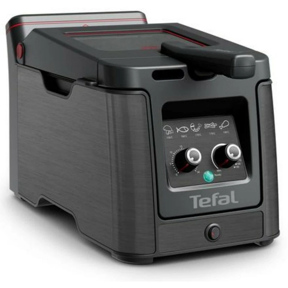 Tefal FR600810 Fritteuse 3,5 L – Edelstahl Kaltzone Geruchsfilter Abnehmbar
