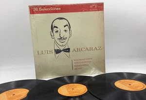 LUIS ARCARAZ ~ 36 selecciones (RCA 3x VINYL LP MÉXICO) NM- - Picture 1 of 14