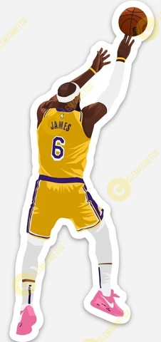 Lebron James Los Angeles Lakers MAGNET - NBA LA Kareem Abdul-Jabbar 38,387 Cover