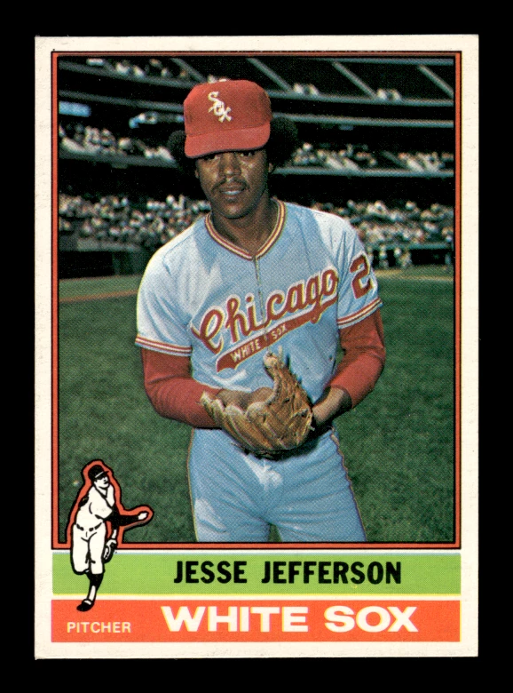 1976 O Pee Chee # 47 Jesse Jefferson Card Chicago White Sox - Image 1 of 2