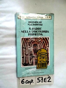 MALINOWSKI IL PADRE NELLA PSICOLOGIA PRIMITIVA RIZZOLI (57E2) - Foto 1 di 1