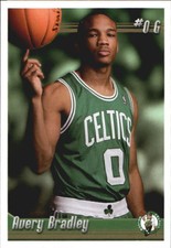 2010-11 Panini Stickers Boston Celtics Basketball Card #366 Avery Bradley