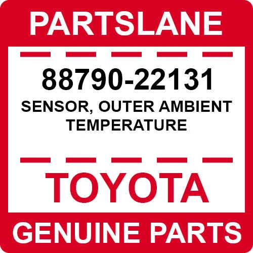 SENSOR TERMISTOR TEMPERATURA AIRE AMBIENTE ORIGINAL TOYOTA LEXUS SCION OEM 88790-22131 Foto 1 de 1