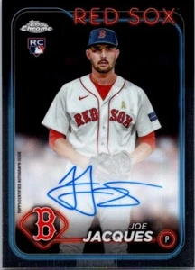 2024 Topps Chrome Joe Jacques RC Autograph Boston Red Sox - Picture 1 of 2
