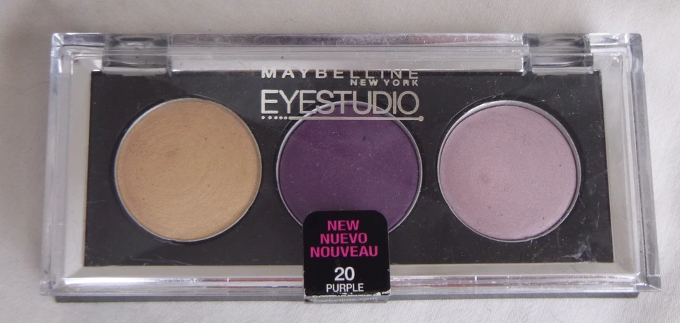 Maybelline Eyestudio Trio Cream Eyeshadow Set Purple Possibilities # 20