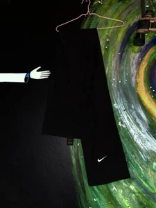 Vintage Black Nike ACG Y2K Scarf Swoosh Winter Ski Surf Style USA 148 cm - Picture 1 of 3