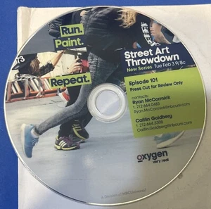 STREET ART THROWDOWN PRESS CUT DVD REVIEW SCREENER REALITY COMPETITION SHOW RARE - Picture 1 of 1