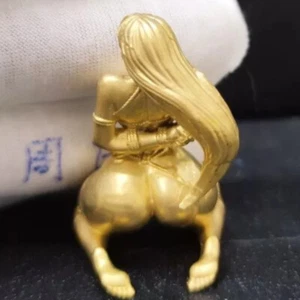 China brass hand casting Bondage girl statue home decoration ornament figure - Picture 1 of 9