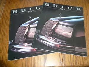 1989 Buick Buyer's Guide Sales Brochure - Riviera Regal Skyhawk Somerset 2 for 1 - Picture 1 of 10