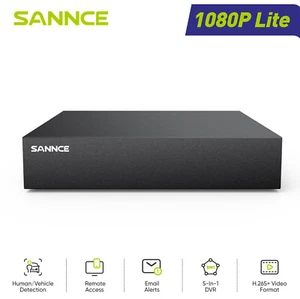 Grabadora de video SANNCE HD 8CH 1080N 5 en 1 DVR CCTV para cámara de seguridad AHD/TVI - Imagen 1 de 13