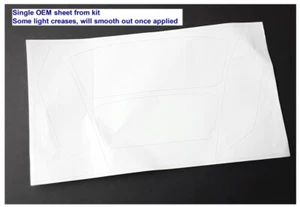 1x Window Masking Sheet for Proline 3550-00 1972 Plymouth Barracuda Clear Body - Picture 1 of 1