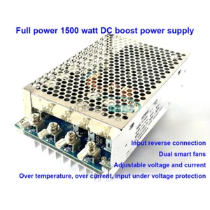 1500W DC Boost Step-up module Constant Current 12V-48V Liter to 24V-70V - Picture 1 of 12