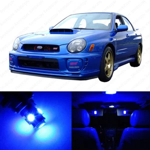 Paquete de 8 luces interiores LED azules para Subaru Impreza WRX STI TOOL 2002-2003 - Imagen 1 de 6