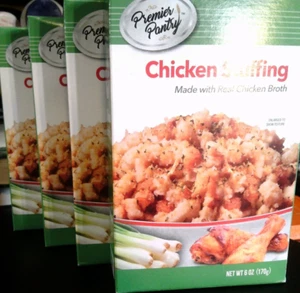 LOT of 5 Premier Pantry Chicken Stuffing w Real Chicken Broth, BEST 12/25 & 1/26 - Picture 1 of 2
