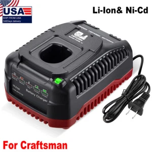 19.2 Volt FAST Battery Charger For Craftsman C3 Diehard 130279005 11375 11376 US - Picture 1 of 12
