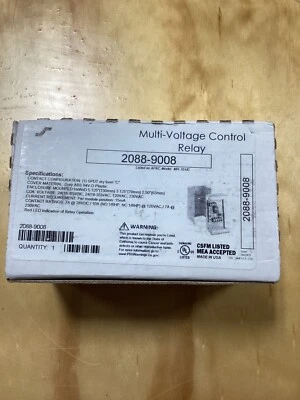 AP&C,  2088-9008, Multi-Voltage Control Relay, New - Open - Image 1 of 2