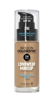 Revlon ColorStay 24Hr Makeup Foundation 390 Rich Maple Combination/ Oily Skin - Picture 1 of 3