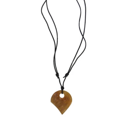 Collar Colgante Cuerno Bovino Natural Tiempo Simple Medieval Hecho a Mano Ajustable Foto 1 de 4