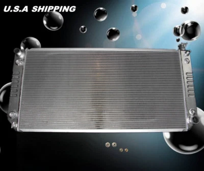 Radiador de aluminio KKS 3 FILAS 34"W APTO PARA GMC YUKON C1500 K1500 SUBURBAN 1994-99 5,7 L Foto 1 de 4