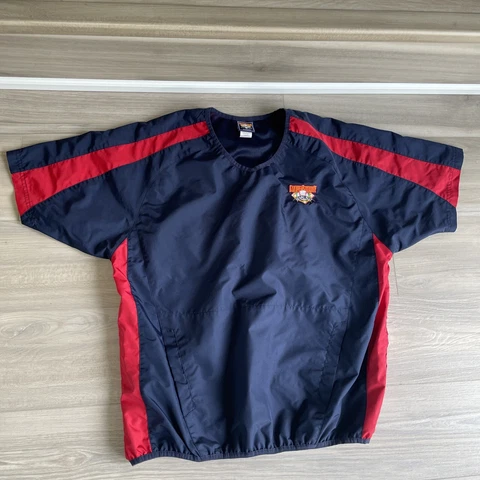 Cooperstown Dreams Park Baseball Pullover Windbreaker Men's Medium Short Sleeve Cover