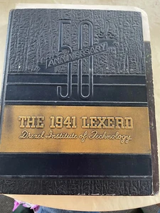 1941 Drexel Institute Tech Year Book The Lexerd 50th Anniv Philadelphia PA - Imagen 1 de 7