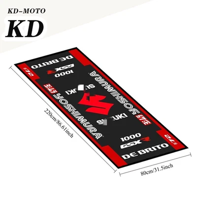 for Suzuki Motorcycle Bike Pit Mat Garage Workshop Parking Carpet mat anti-slip - Image 1 of 4