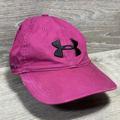 Womens Under Armour Baseball Cap Buckleback Hat Pink Purple OSFA Athletic Sports - Image 1 of 4