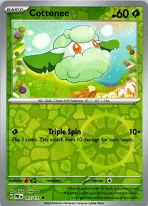 Cottonee Common SV: Prismatic Evolutions 007/131 NM - Picture 1 of 2
