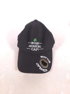 Gorra de béisbol irlandesa con abrebotellas, negra, algodón, ajustable - Imagen 1 de 3
