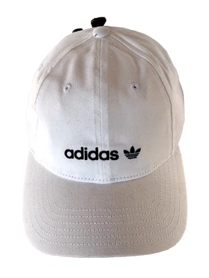 Adidas Originals Forum Hat White Women’s Cap Adjustable Trefoil Logo Cotton 100% - Image 1 of 4