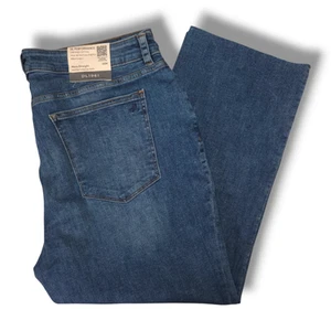 NWT DL1961 Mara Instasculpt Mid Rise Raw Hem Straight Leg Ankle Jeans Sz. 22Wx27 - Picture 1 of 10