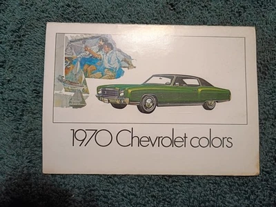 1970 CHEVROLET / CHEVELLE / NOVA / MONTE CARLO+ COLOR PAINT CHIP BROCHURE ORIG - Image 1 of 3