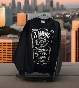 Size Large - J Boog Compton, California Wash House Black Sweatshirt Vintage Y2K - Picture 1 of 22