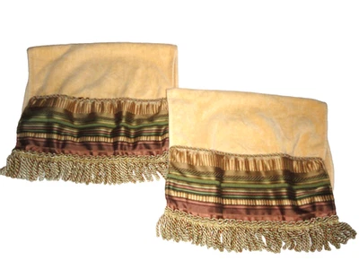 JUEGO TOALLAS DE MANO CROSCILL CARRINGTON RAYAS CANELA (2) 16X26 Foto 1 de 4