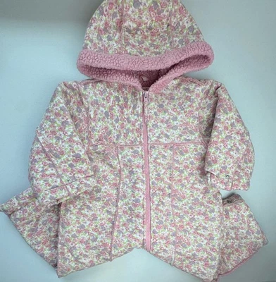 Traje de nieve floral La Petite Rothschild 24 meses Foto 1 de 2