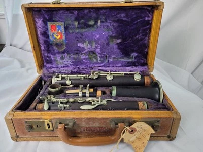 Clarinete Le Blanc original temprano en estuche París, Francia Foto 1 de 4