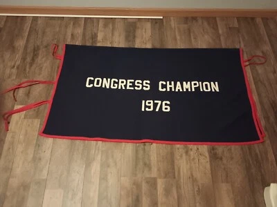 Manta enfriadora de caballos vintage nueva/sin usar campeón del Congreso 1976 Foto 1 de 4