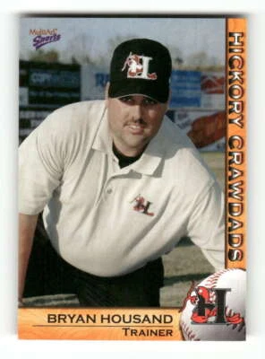 2004 Multi-ad Hickory Crawdads 5 Bryan Housand TR - Image 1 of 2