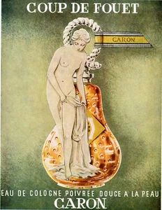 CARON-PROFUMI-DONNA-COUP DE FOUET-FRANCIA-1957-grafica pubblicitaria-VINTAGE - Imagen 1 de 1