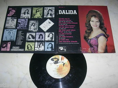 Dalida Same Megarare 60s VINYL10inch Made IN France Barclay + Poster - Image 1 of 3