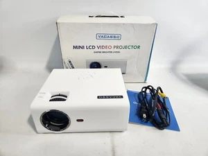VACASSO Mini Projector LED Home Cinema HD 1080P Portable HDMI Wired Home Cinema - Picture 1 of 8