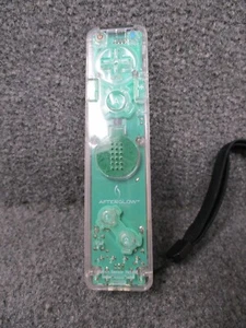 Afterglow Nintendo Wii Controller Clear Green Light - getestet & funktionsfähig - Bild 1 von 5