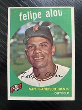 1959 Topps Felipe Alou #102 Rookie RC