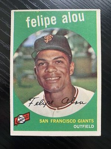 1959 Topps Felipe Alou #102 Rookie RC