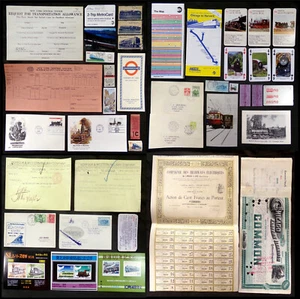 Railroad Collection: Vintage Antique Unique Mixed Lot, Train & Rail History Set - Picture 1 of 10