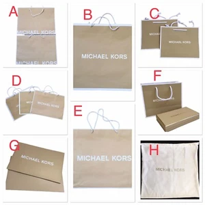 MICHAEL KORS Authentic Empty Gift Box , Shopping Bag, Dust Bag ( Pick size ) - Picture 1 of 60