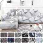 Printed Couch Cover Elastic Sofa Cover for Corner L Shaped Longue Sofa Slipcover