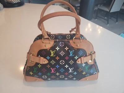 Louis Vuitton Claudia单肩包黑色多色帆布Monogram — 第 1/4 张图片